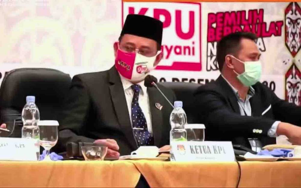 Ketua KPU Kalteng, Harmain Ibrohim