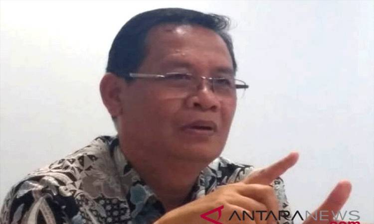 Ketua Asosiasi Produsen Oleochemical Indonesia (Apolin) Rapolo Hutabarat, memaparkan proyeksi pertumbuhan industri oleokimia nasional, di Jakarta. ANTARA/Subagyo.