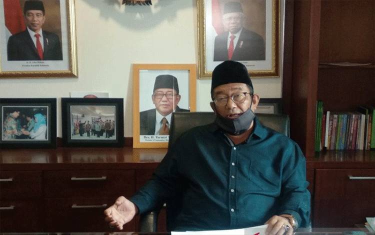 Direktur Pemberdayaan Zakat dan Wakaf Kementerian Agama Tarmizi Tohor. (ANTARA/Asep Firmansyah)