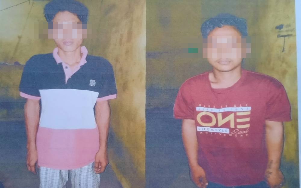 Surianto alias Yantoi (31) dan Ridwansyah (20), tersangka kasus pencurian.