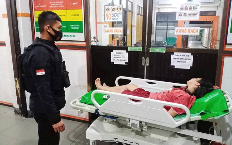 Korban KA menjalani perawatan di RSUD dr Doris Sylvanus Palangka Raya.