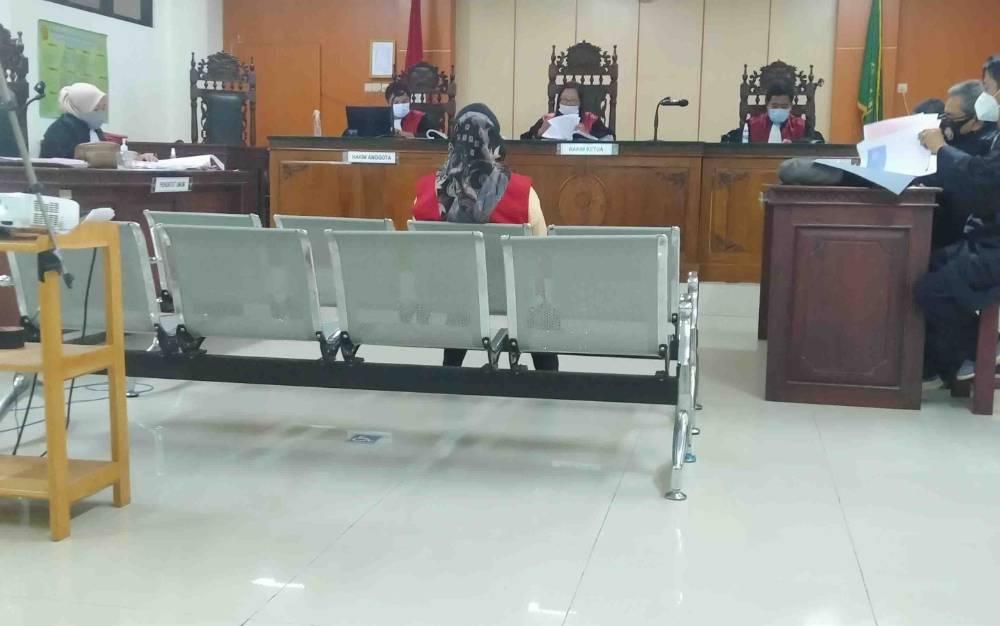 Sidang kasus Rusmawarni alias Mawar terdakwa kasus sabu.