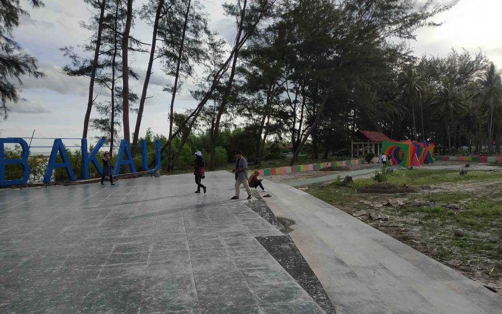 Kawasan wisata Pantai Sungai Bakau