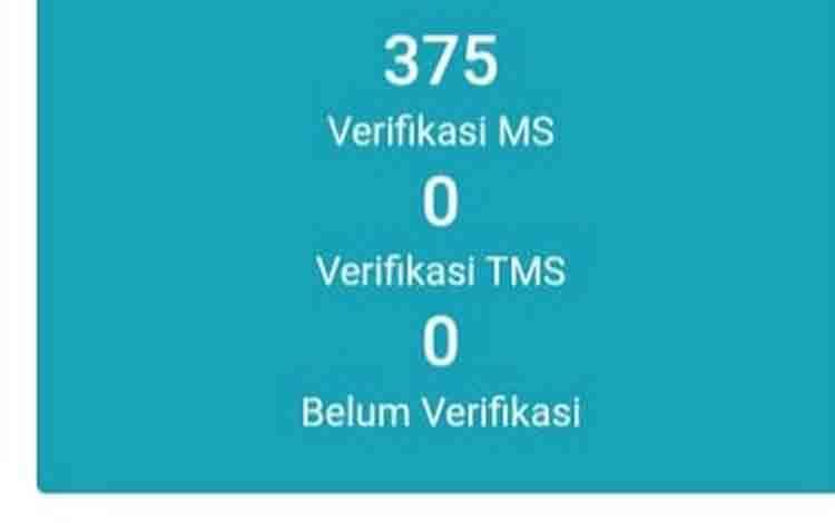 Hasil verifikasi berkas seleksi P3K guru di Palangka Raya