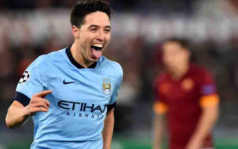 Mantan pemain Manchester City asal Prancis, Samir Nasri. (foto : ANTARA/AFP/GABRIEL BOUYS)