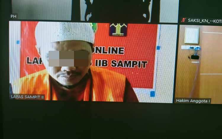 Yurdi Priadi alias Peri terdakwa kasus sabu