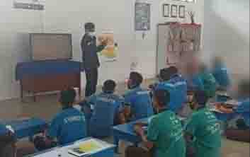 Proses belajar mengajar di Lapas Kelas II Palangka Raya