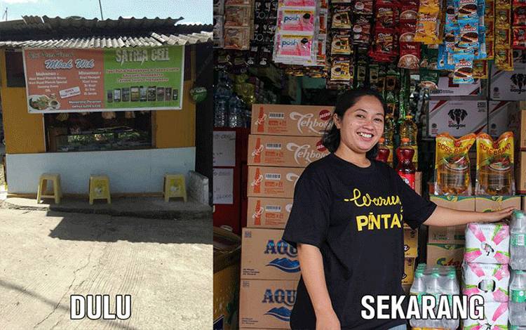 Dwi Subekti, yang menjadi pedagang grosir bersama Warung Pintar. (ANTARA/Warung Pintar)