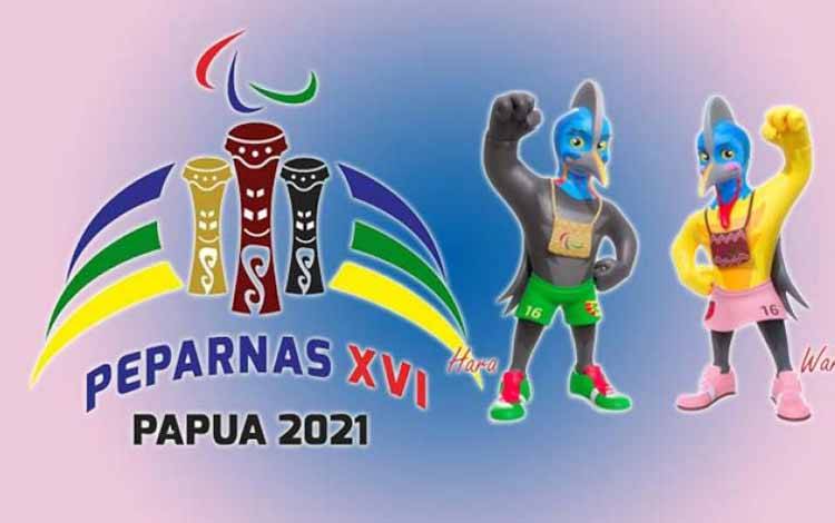 Logo dan maskot Peparnas XVI Papua