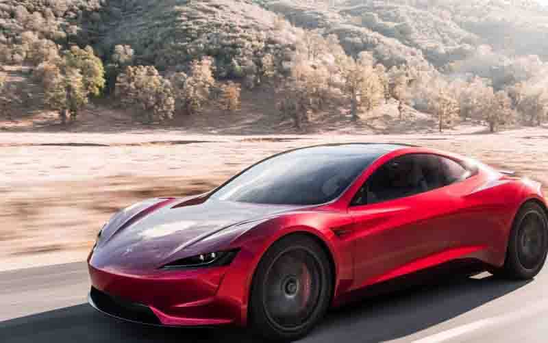 Tesla Roadster. (foto : ANTARA/Reuters)