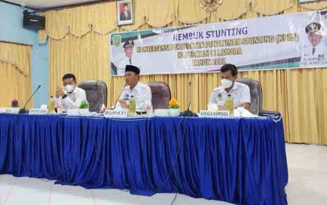 Pembukaan acara Rembuk Stunting yang digelar Pemkab Sukamara