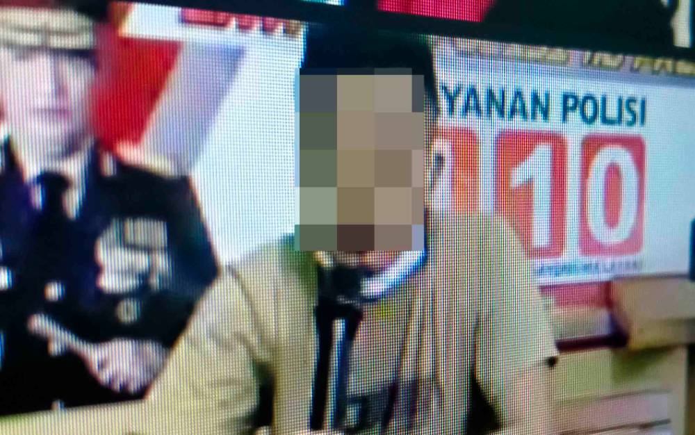Khasbullah alias Kabul (40) terdakwa kasus sabu saat sidang