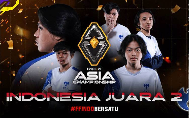 Indonesia yang diwakili oleh GPX meraih posisi runner up di turnamen internasional Free Fire Asia Championship (FFAC). ANTARA/HO-Garena Indonesia