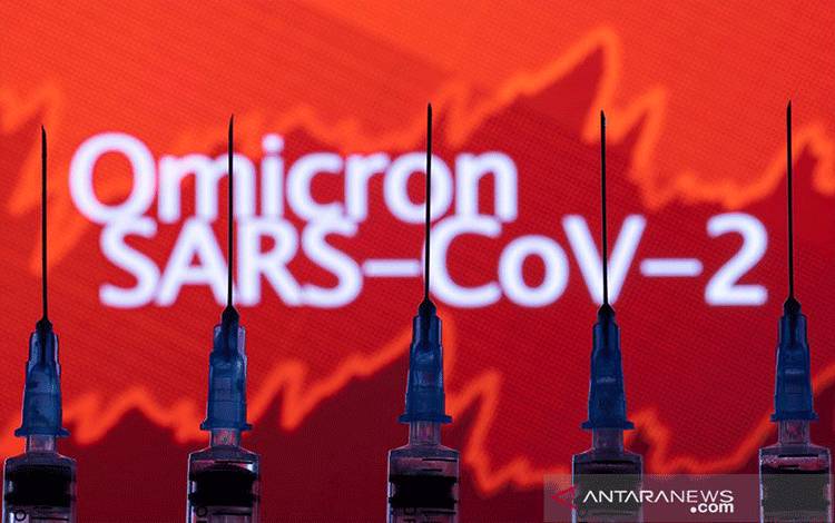 Ilustrasi Omicron SARS-CoV-2. ANTARA/REUTERS/Dado Ruvic/aa. (REUTERS/DADO RUVIC)