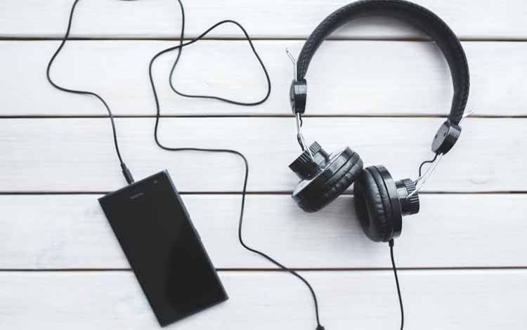 Ilustrasi musik streaming