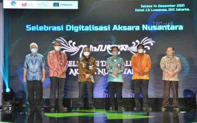 Selebrasi digitalisasi aksara Nusantara. (foto : ANTARA/HO)