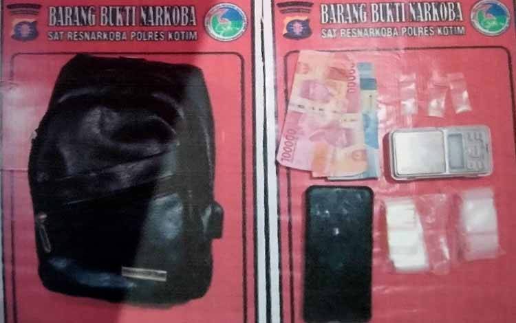 Barang bukti Supiani alias Usup tersangka kasus narkoba