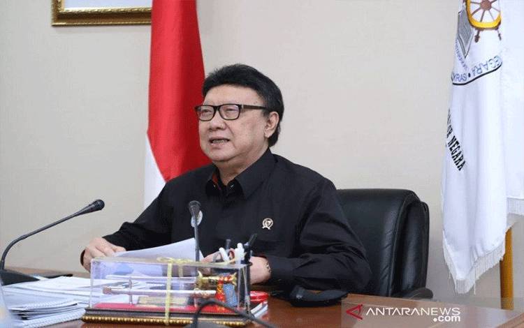 Menteri Pendayagunaan Aparatur Negara dan Reformasi Birokrasi (Menpan RB) Tjahjo Kumolo. (ANTARA/Istimewa)