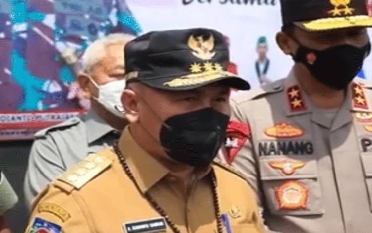 Gubernur Kalteng, Sugianto Sabran.