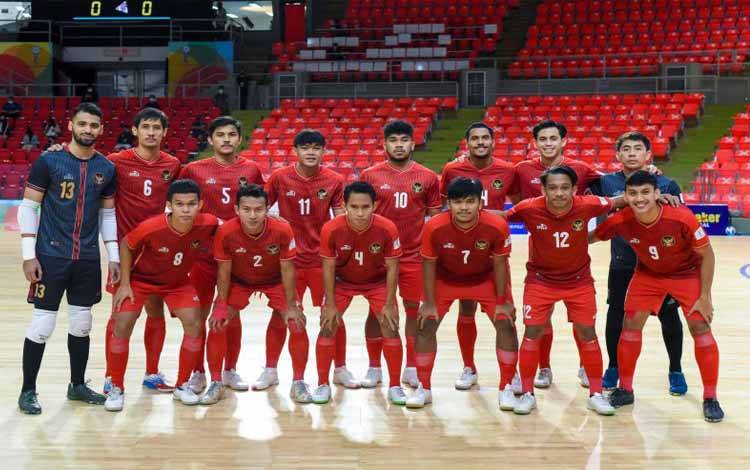Tim nasional futsal Indonesia yang berlaga di Piala Futsal AFF 2022 di Bangkok, Thailand