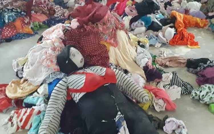 Foto istimewa : Ilustrasi barang bukti pengungkapan kasus pencurian pakaian dalam wanita oleh Polres Kobar di Desa Natai Baru