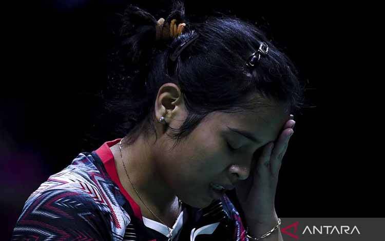 Gregoria Mariska Tunjung. ANTARA FOTO/Sigid Kurniawan/wsj