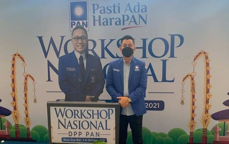 Ketua Komisi IV DPRD Kotawaringin Timur, Muhammad Kurniawan Anwar, saat menghadiri workshop nasional, DPP PAN beberapa waktu lalu. (Foto : DPRD)