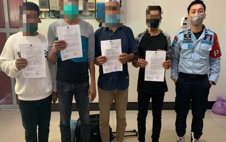 WBP Rutan Kuala Kapuas yang mendapatkan program asimilasi. (FOTO: RUTAN KAPUAS)