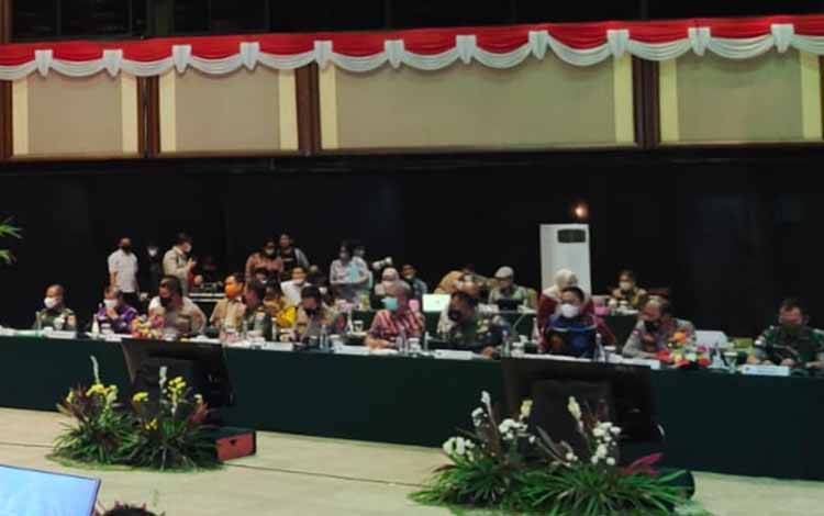 Rakorsus Penanggulangan Karhutla di Auditorium Dr. Soedjarwo, Gedung Manggala Wanabakti Jakarta, Kamis 28 Juli 2022. (FOTO: ISTIMEWA)