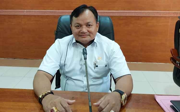 Ketua DPRD Kapuas, Ardiansah seusai pimpin Rapat Banmus pada Rabu, 10 Agustus 2022. (FOTO: DODI)