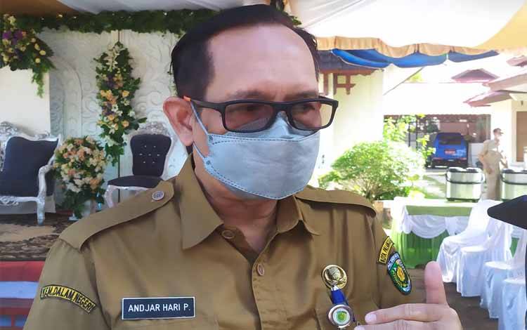 Kepala Dinas Kesehatan Kota Palangka Raya drg Andjar Hari Purnomo. (FOTO: HENDRI)