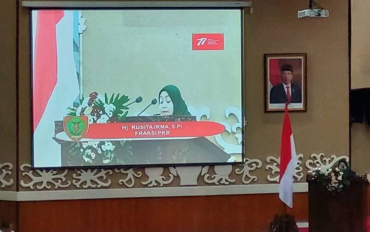 Anggota DPRD Kalteng, Rusita Irma. (FOTO: DONNY D)