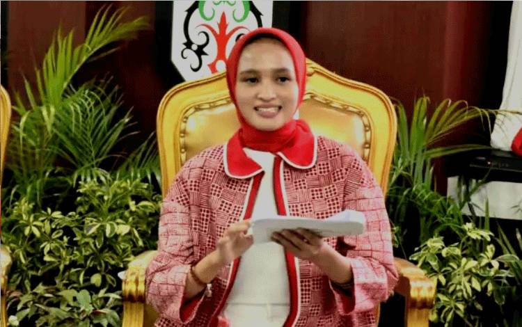 Ketua TP-PKK Kalteng, Ivo Sugianto Sabran. (FOTO: MMC KALTENG)