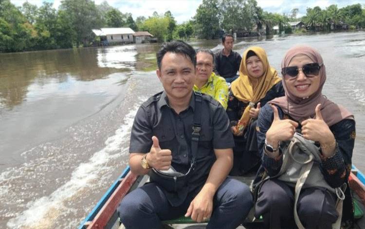 Reses Anggota DPRD Palangka Raya dari Dapil I di Kelurahan Marang, Kamis, 1 Desember 2022. (JHONY)
