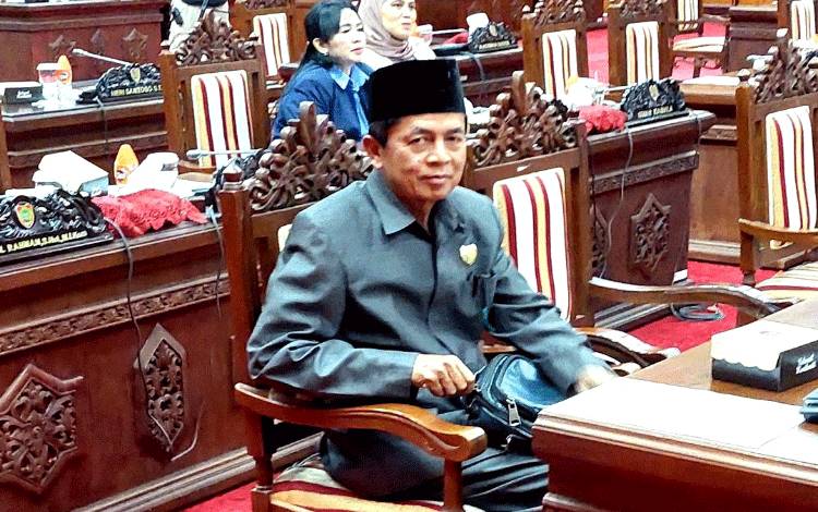 Anggota DPRD Kalteng, Muhajirin. (FOTO: DONNY D)