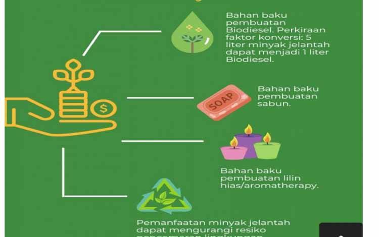 Manfaat minyak jelantah yang dapat ditemukan berkat penelitian terhadap minyak kelapa sawit.(FOTO: Rilis BPDPKS)
