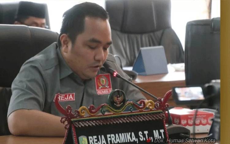 Anggota DPRD Palangka Raya, Reja Framika. (FOTO: SETWAN)
