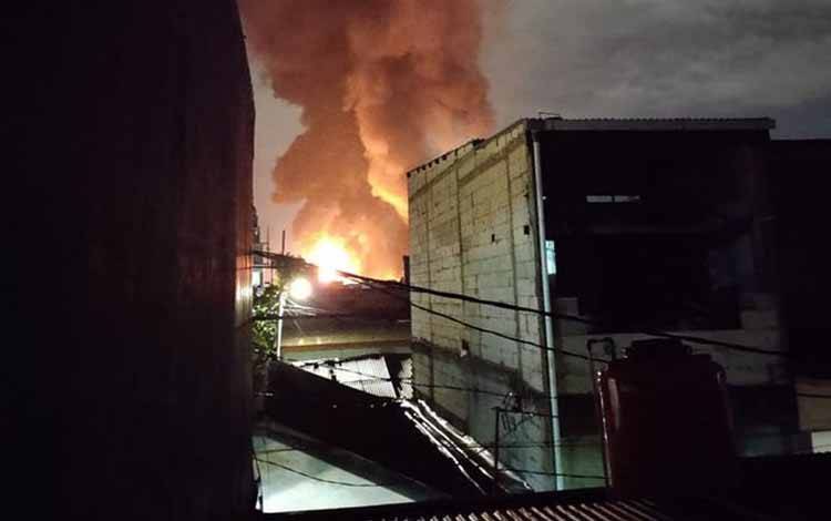 Depo Pertamina Plumpang terbakar (ANTARA/HO)