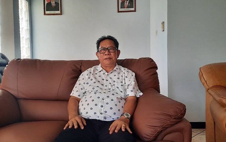 Ketua Gapensi Kobar Periode 2023-2026 H. Sulaiman. (FOTO: Danang)