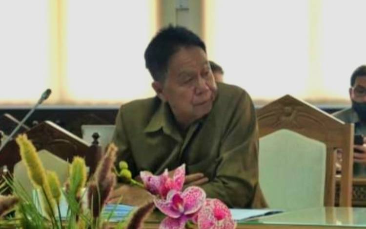 Anggota Komisi III DPRD Kalteng, Duwel Rawing. (FOTO: DONNY D)