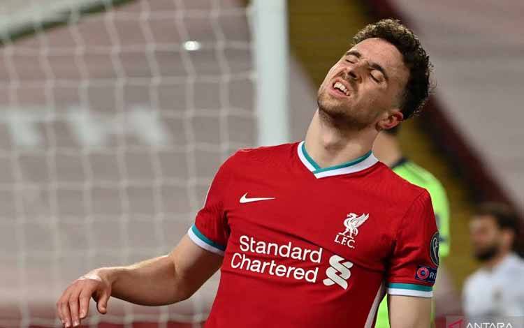 Pemain Liverpool Diogo Jota (AFP/PAUL ELLIS)