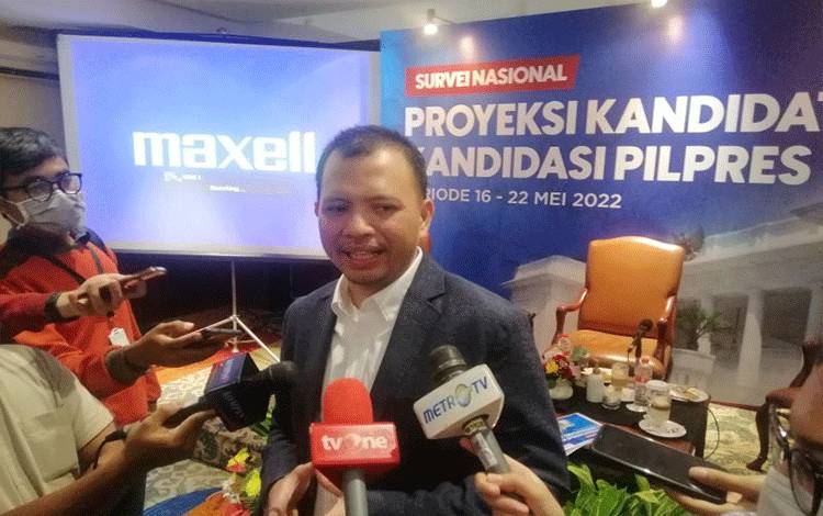 Dokumentasi - Direktur Eksekutif Poltracking Indonesia Hanta Yuda. ANTARA/Syaiful Hakim