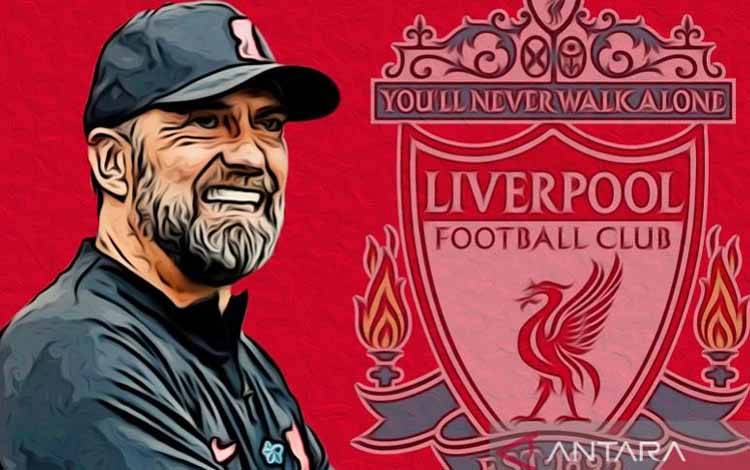Ilustrasi manajer klub Liga Premier Inggris Liverpool, Juergen Klopp. (ANTARA/Gilang Galiartha)