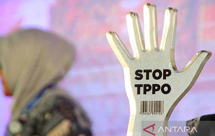 Ilustrasi - Kampanye "Stop TPPO" untuk menolak perdagangan orang. ANTARA FOTO/Kornelis Kaha/aa