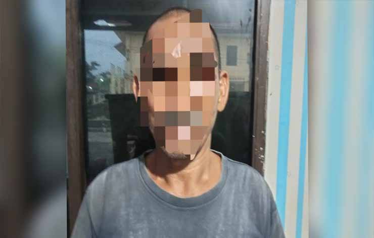 Terduga pelaku kasus penganiayaan diamankan Satreskrim Polres Kapuas. (FOTO: IST)