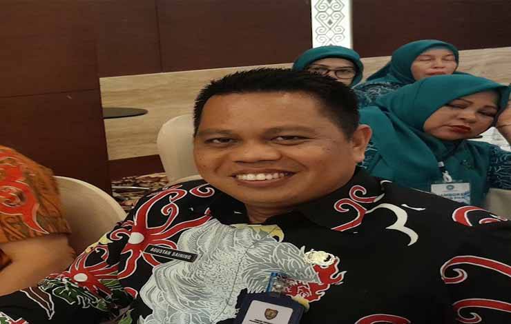Kepala Dinas Kehutanan Provinsi Kalteng, H.M.Agustan Saining (Foto: Marini)