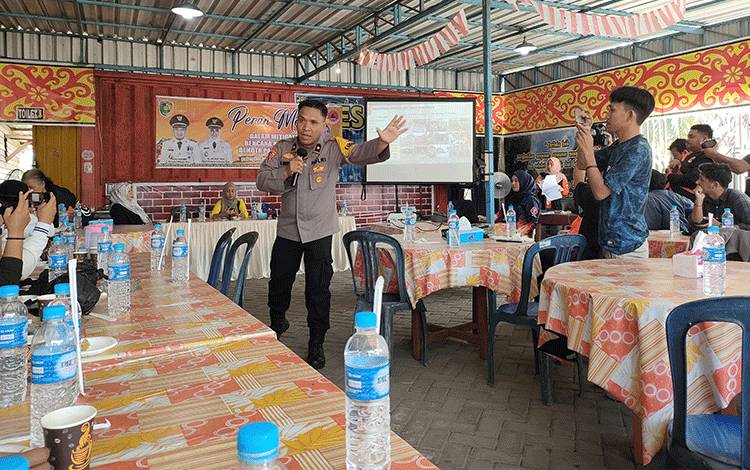 Kabag Ops Polresta Palangka Raya Ganda B Napitupulu, Sabtu, 09 September 2023. (Foto : Pathur)