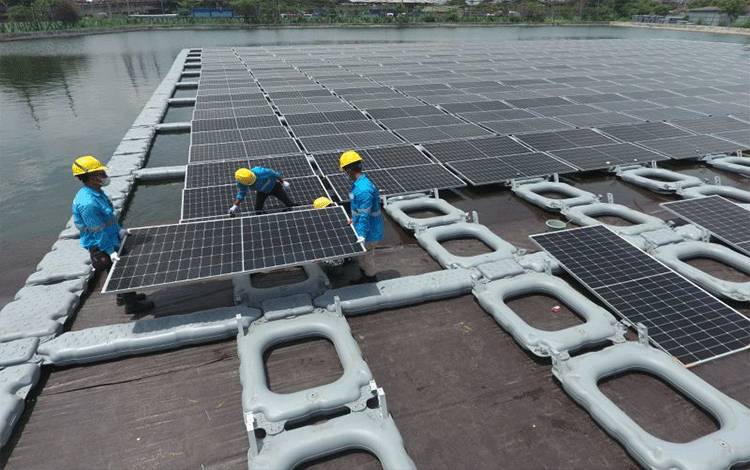 Salah satu pembangkitan energi baru dan terbarukan (EBT) PT PLN Indonesia Power. ANTARA/HO-PLN IP