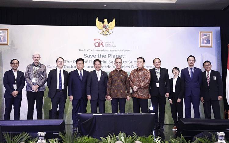 Kegiatan Forum Riset Internasional pada Senin, 25 September 2023.(FOTO: Dokumentasi OJK untuk Borneonews)