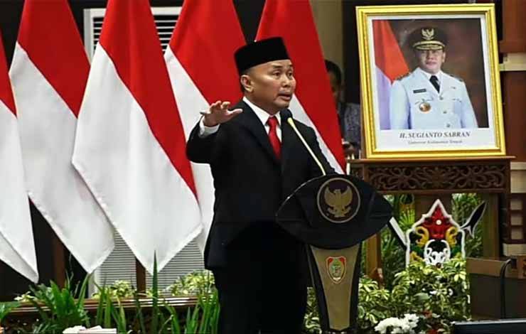 Gubernur Kalimantan Tengah, Sugianto Sabran.(FOTO: TESTI PRISCILLA)
